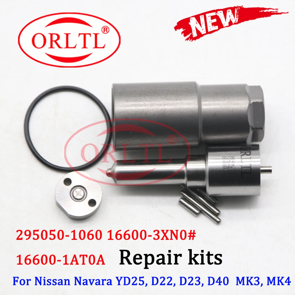 

ORLTL 295050-1060 Diesel Injector Overhaul Repair Kit Nozzle G3S52 G3S052 Control Valve SF03 BGC2 for Nissan Navara 16600-3XN0A