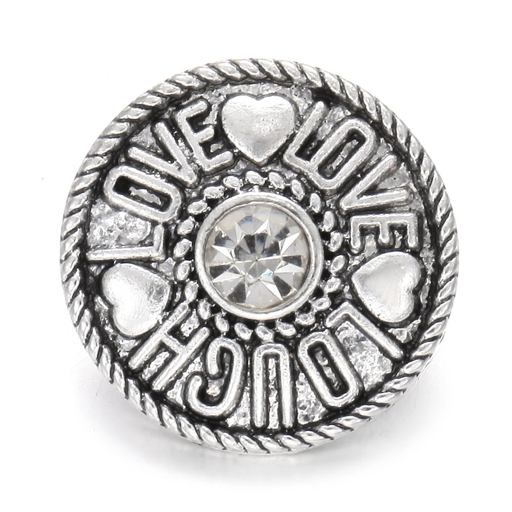 10pcs/lot Wholesale Snap Button Jewelry Vintage Metal Crystal Rhinestone Blue Starfish 18mm Buttons Fit Bracelet | Украшения и