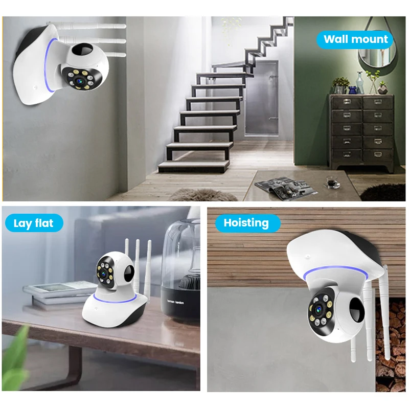 

QZT IP WIFI Camera Indoor Night Vision Home Security Camera Video Surveillance WIFI Infrared Baby Monitor Smart IP Camera
