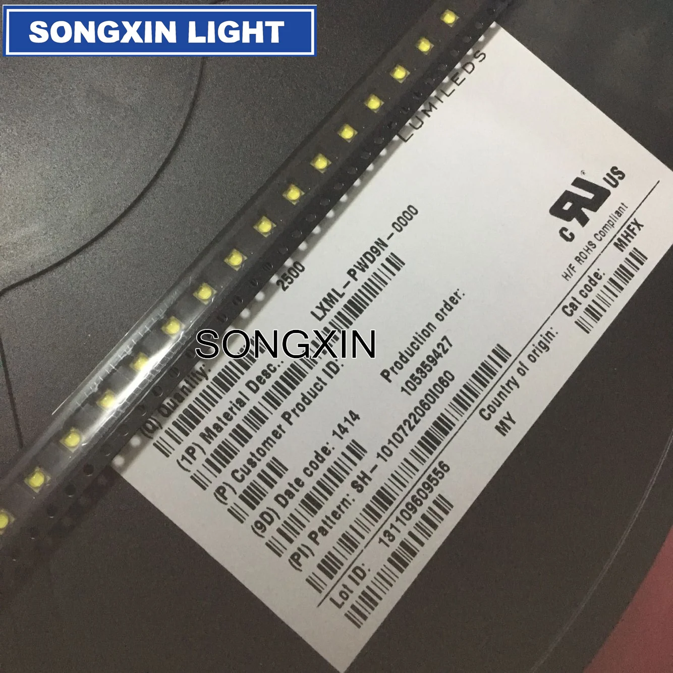 10 шт. Для LUMILEDS LED подсветка 3 Вт 3В 3030 холодный белый ЖК Подсветка для ТВ приложения