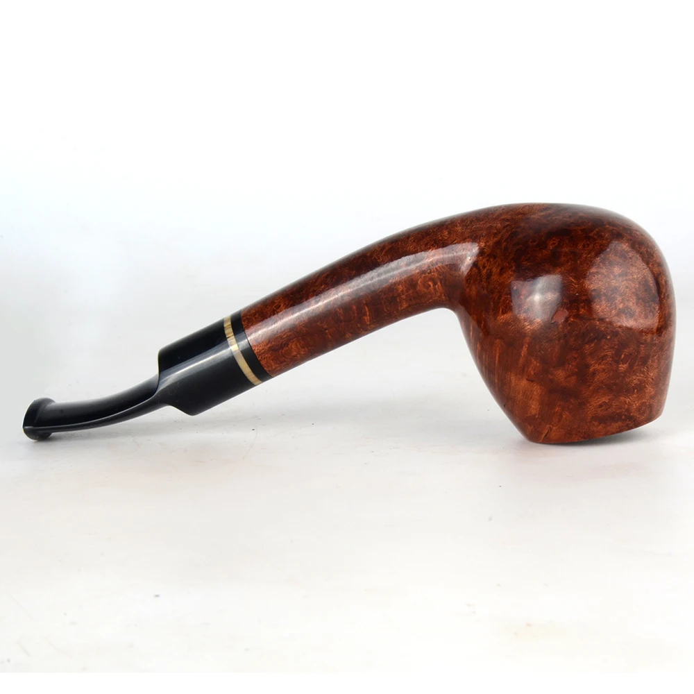 Деревянные трубки для курения Briar трубы Гладкие дым табачный фильтр сигарет