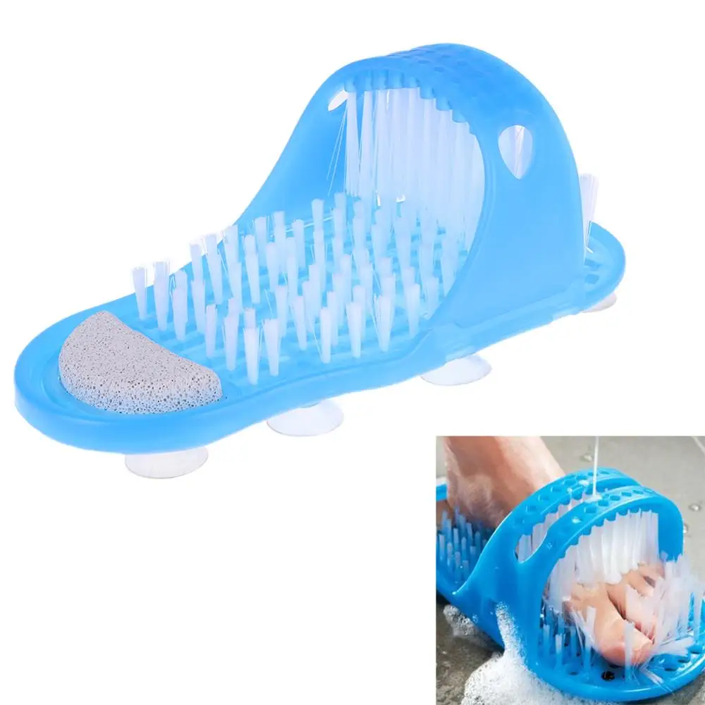 

Plastic Bath Shoe Pumice Stone Foot Rub Scrubber Shower Brush Massager Slipper for Home Household Camping Hiking Outdoor Tools