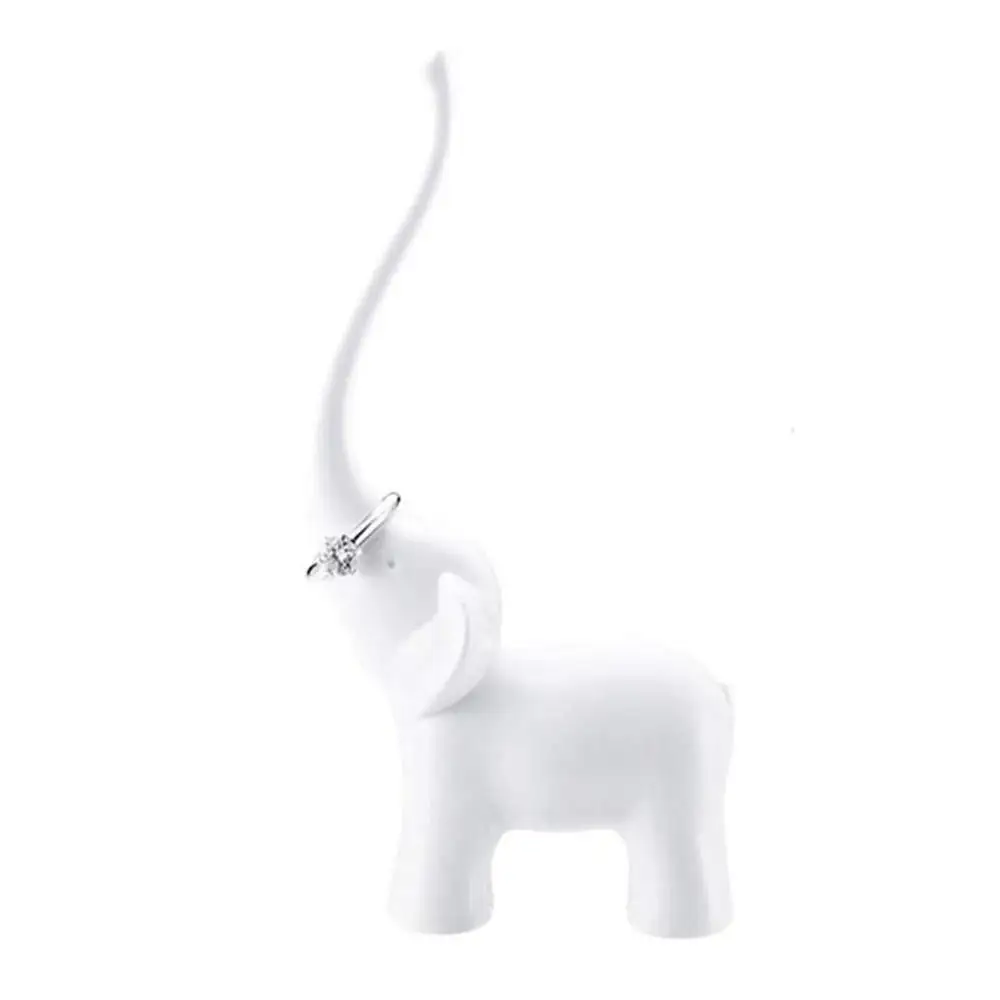 

Керамический настольный держатель для колец SZanbana Лебедь/Слон