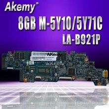 LA-B921P mothebroard For Lenovo Yoga 3-1170 Yoga 3 11 Laptop Motherboard AIZY0 LA-B921P W/ 5Y10C CPU 8GB RAM original test