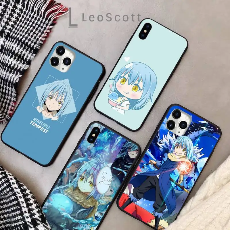 

Rimuru Tempest anime cartoon Phone Cases for iPhone 11 12 pro XS MAX 8 7 6 6S Plus X 5S SE 2020 XR Soft silicone cover shell