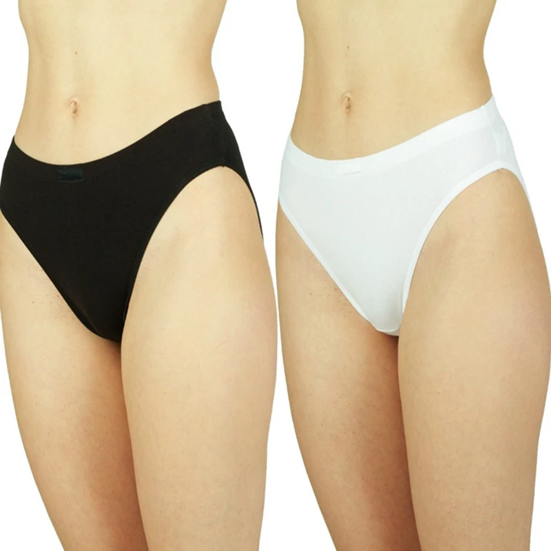 Новое Женское нижнее белье хлопковые трусики трусы с высокими штанинами