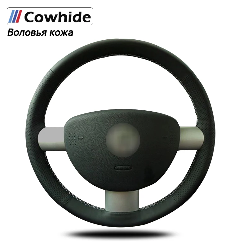 

Черные сапоги из натуральной кожи чехол рулевого колеса автомобиля для Volkswagen VW Beetle 2003 2004 2005 2006 2007 2008 2009 2010