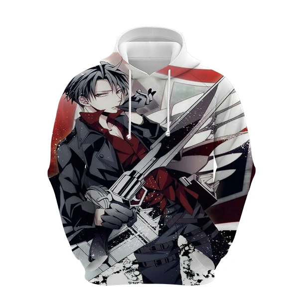 

3D Printed Kids Hooded Attack on Titan Japanese Anime Funny Printed Fun Streetwear Fashion Casual Boy Girls Sweatshirt Coats
