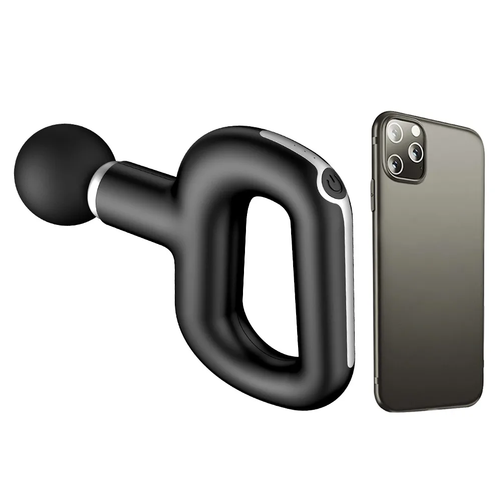 구매 스포츠 체육관 테라피 핸드 홀드 브러시리스 전기 컴팩트 무선 휴대용 핸드 헬드 근막 깊은 근육 링 마사지 건