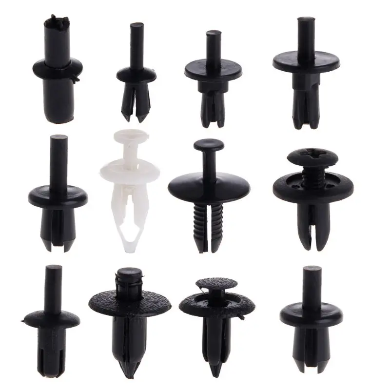 

350pcs Car Push Retainer Pin Fasteners Kit Trim Panel Clip Moulding Assortments MOLE