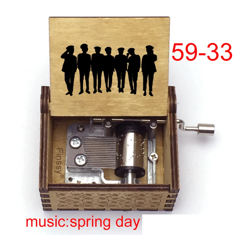 Музыкальная шкатулка певица с напечатанными изображениями на заказ текстом тему