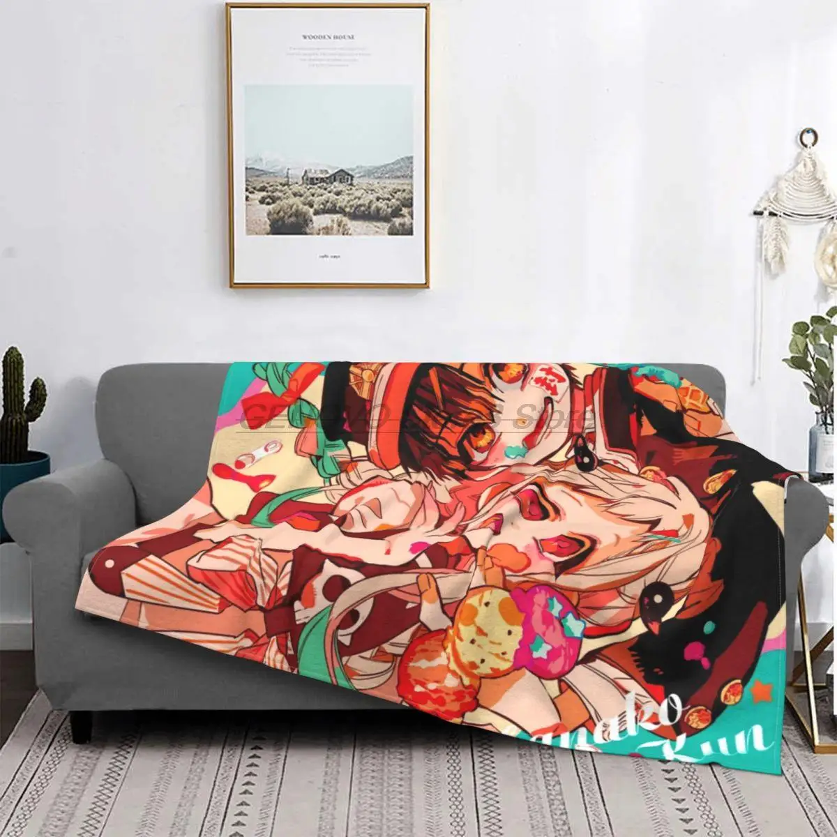 

Wc Gebunden Hanako Kun Decke Flanell Frühjahr Herbst аниме многофункциональные Weiche Decke для bettwhatsche Auto Bettdecke