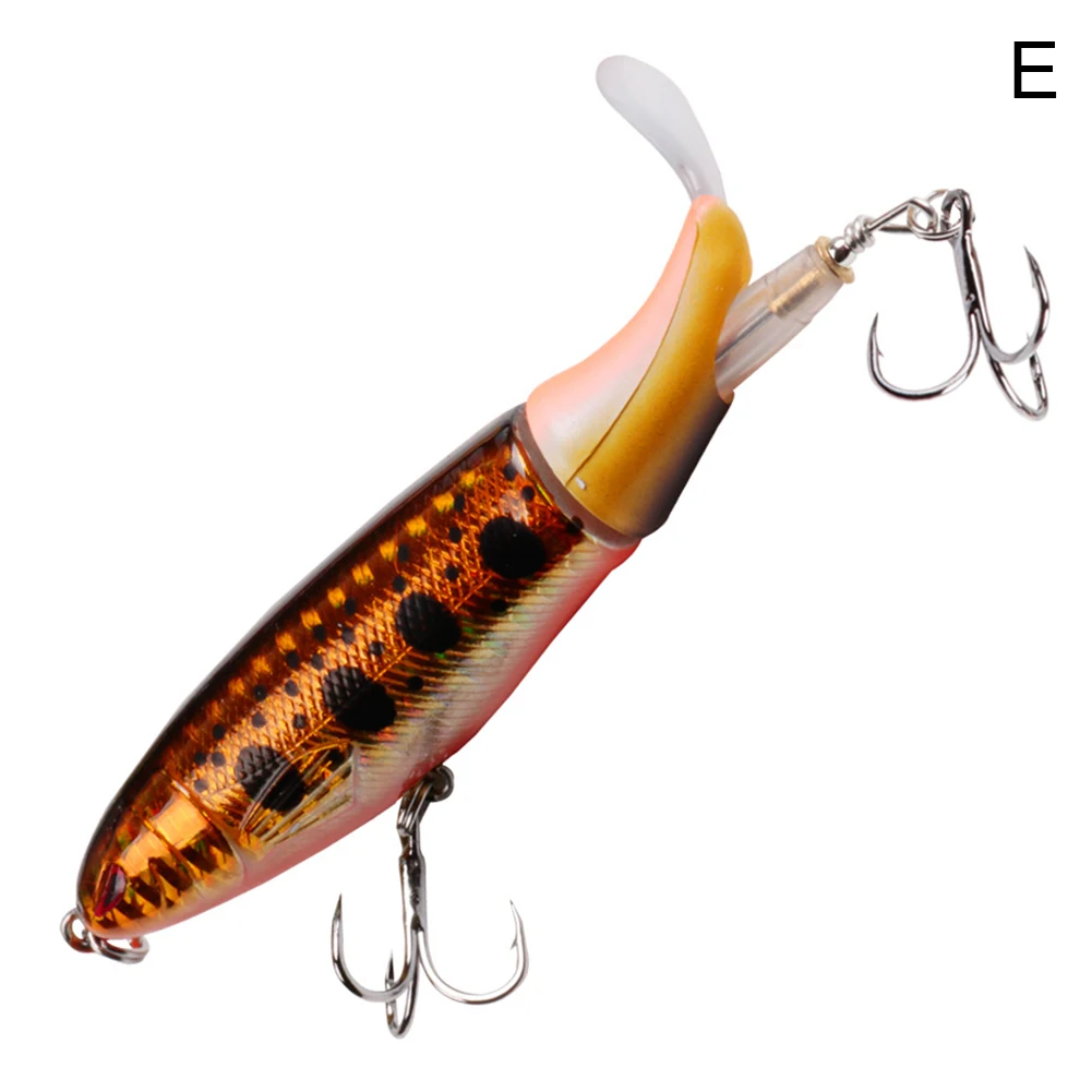 Новинка 1 шт. вращающийся хвост для глаз окунь приманка рыбалки рыбы с двумя