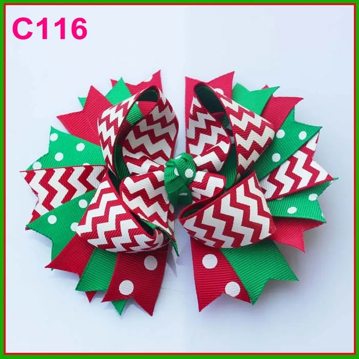 Бесплатная доставка-B 100 шт. рождественские банты для волос с перьями конфетный