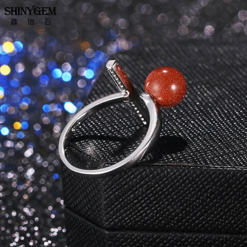 Блестящие драгоценные камни нерегулярные 8 мм полудрагоценные бусины кольца из