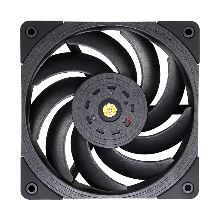 

Thermalright TL-B12W White/black 120mm CPU Cooler Fan 4PIN PWM PBT Wind pressure Case Quiet Cooling Fan