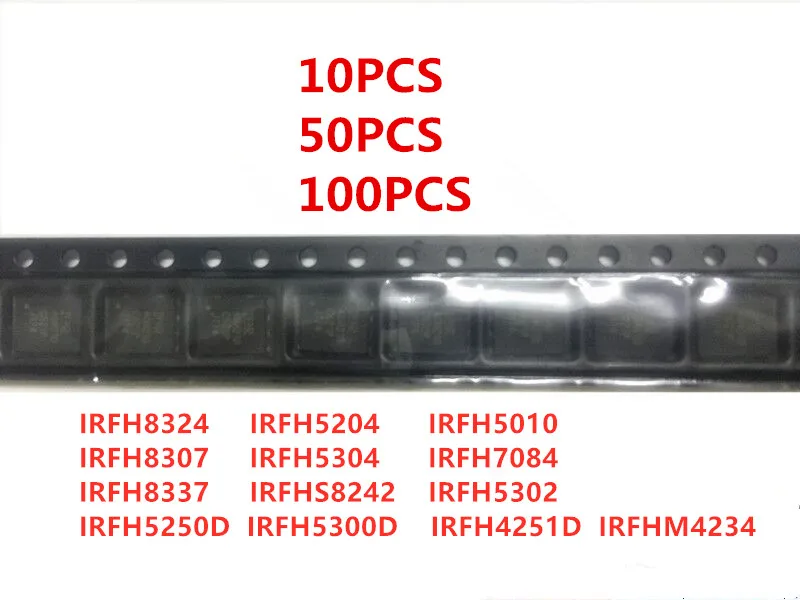 IRFH8324 IRFH5204 IRFH5010 IRFH8307 IRFH5304 IRFH7084 IRFHS8242 IRFH5300D IRFH5250D IRFHM4234 IRFH4251D IRFH8337 IRFH5302