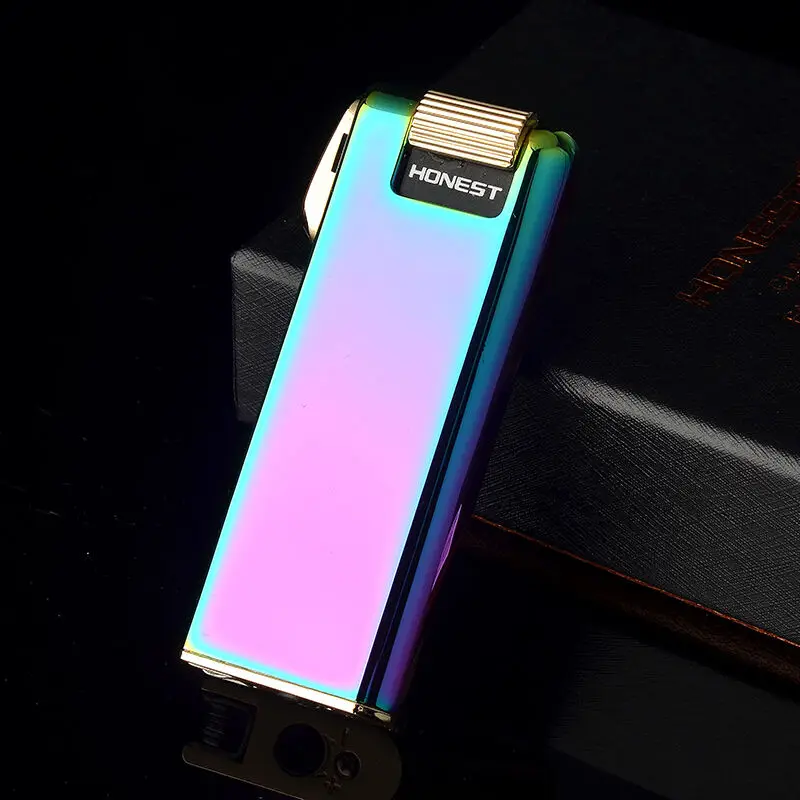 Честная креативная наклонная газовая зажигалка с многофункциональной