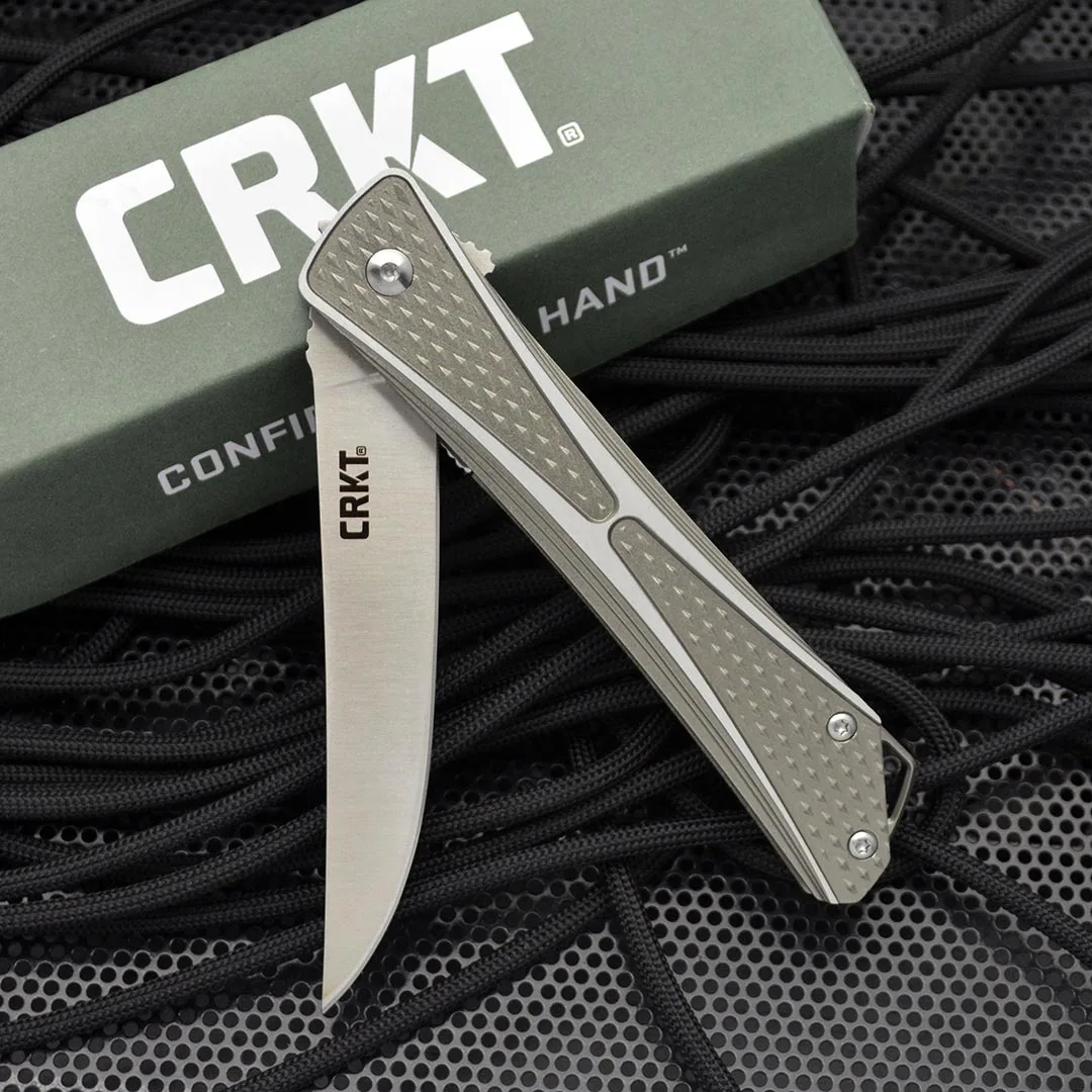 CRKT-7530 Pocket Folding Knife Aluminum Alloy Handle AUS-8 Blade Tactical Survival Hunting Knives Outdoor Camping Multi EDC Tool |