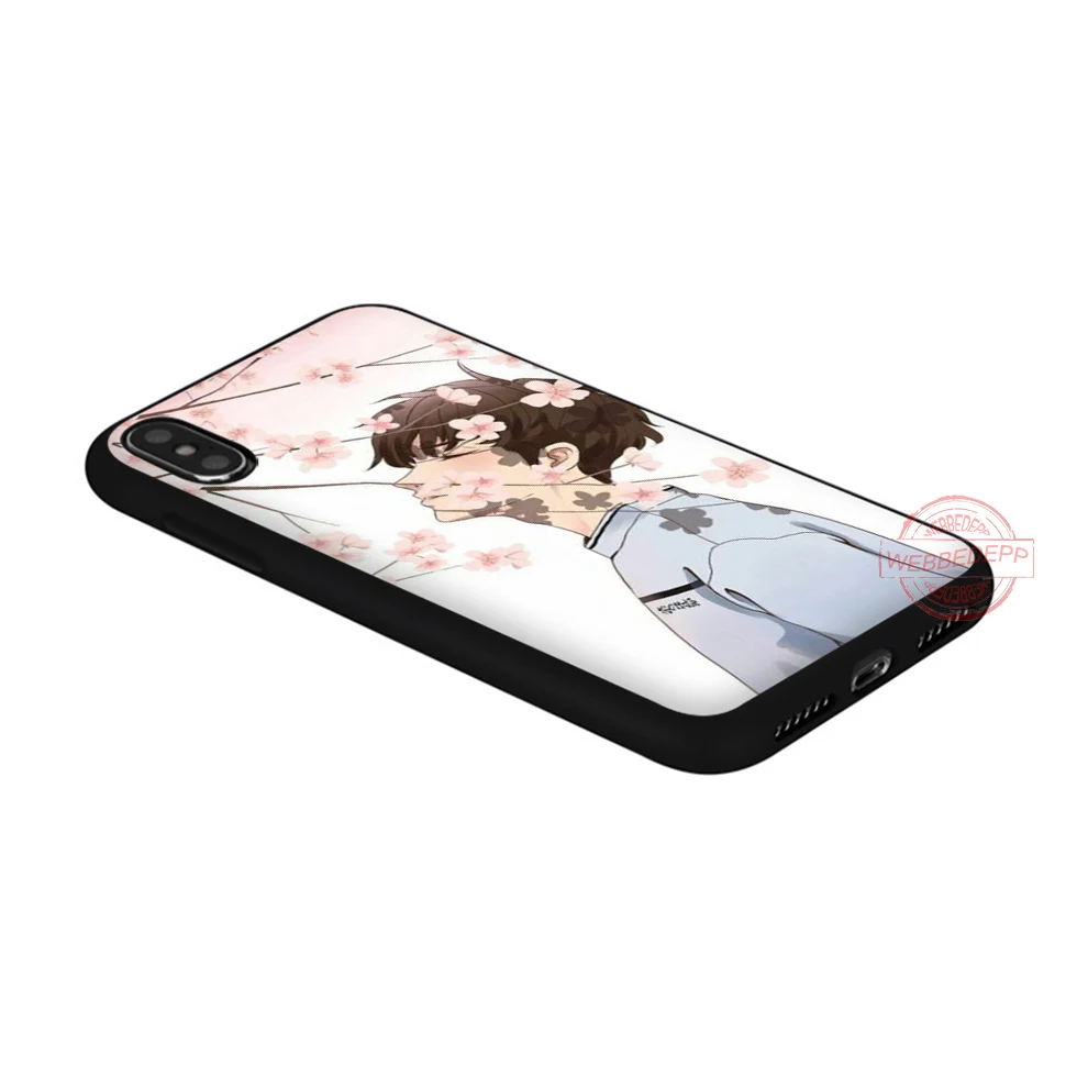WEBBEDEPP Вишневое дерево Мягкий Силиконовый ТПУ чехол для телефона iPhone 5 6 7 8 Plus X XS XR Max