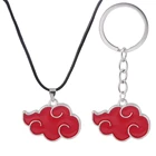 Бандаи Аниме Наруто брелки ожерелье фигурки красное облако брелок ожерелья Uchiha Sasuke Косплей ментальные ювелирные изделия детские игрушки подарки