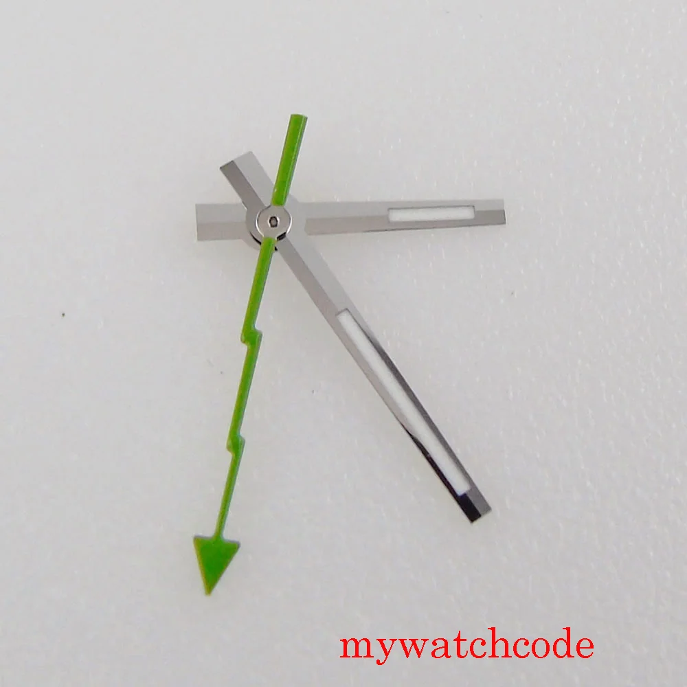 Светящиеся наручные часы запчасти для ручного набора подходят NH35 NH36 MIYOTA 8215 ETA 2836