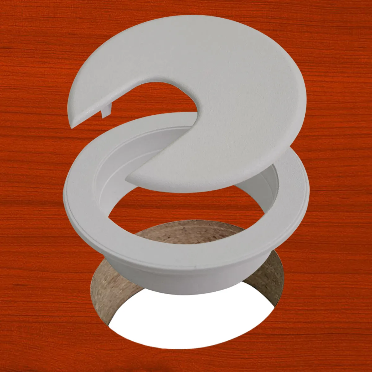 Крышка для кабеля из АБС-пластика крышки отверстий на столе пластиковые крышка