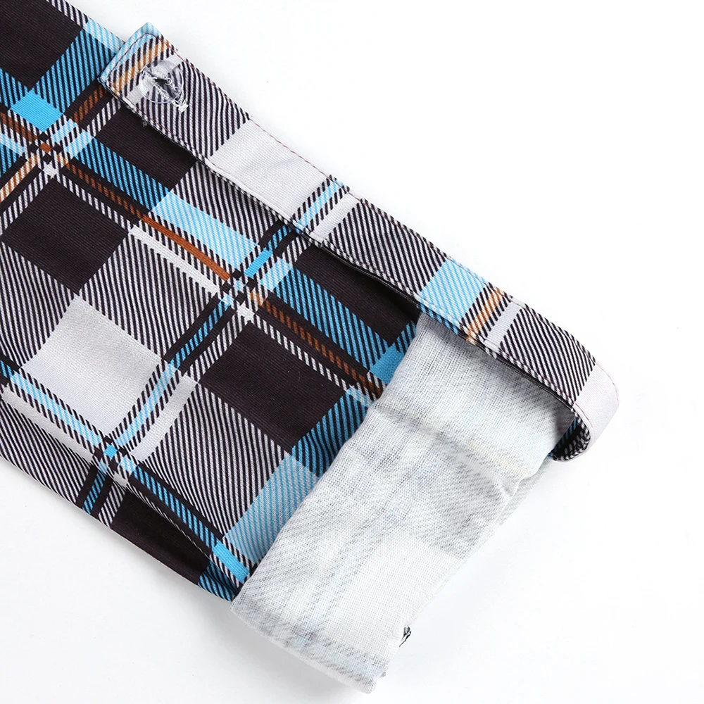 Женские блузки клетчатые топы с принтом для кормления повседневная одежда