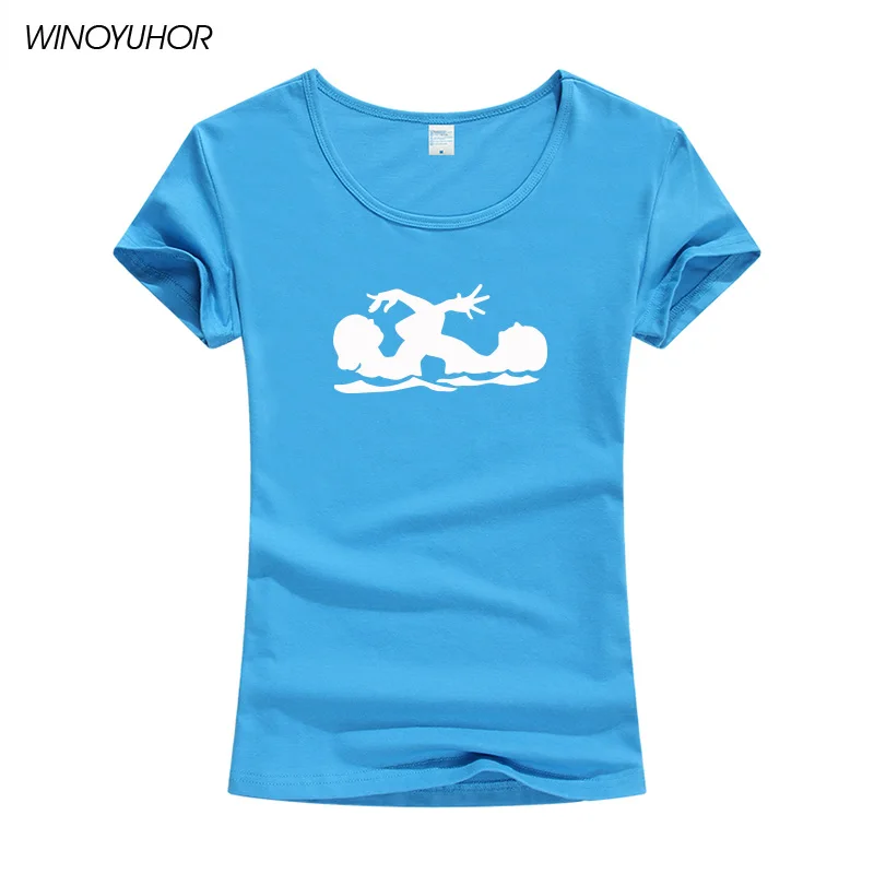 

Женская футболка с коротким рукавом и круглым вырезом