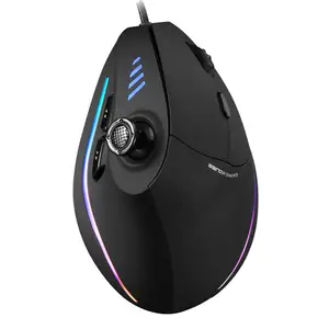 zelotes c 18 profession gaming mouse 10000 dpi adjustable vertical mouse 11 buttons rgb optical ergonomic gaming usb wired mice free global shipping
