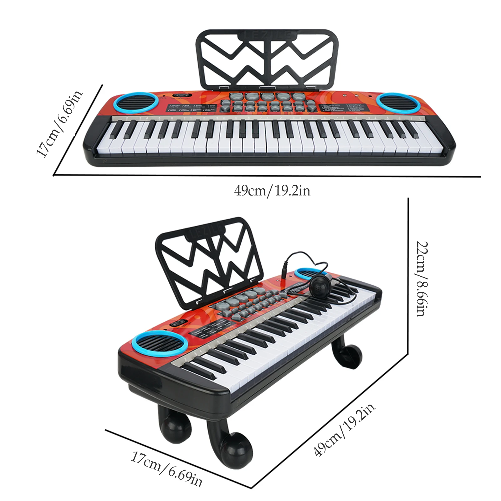 

Electronic Piano Portable Educational Keyboard Toy Music Learning Teaching Keyboard For Children Beginner Kids