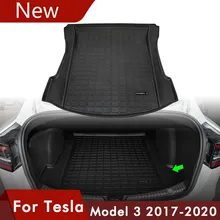 New Car Rear Trunk Storage Mats For Tesla Model 3 Trunk Mats Accessories Cargo Tray Auto trunk Waterproof Protective Pads Mat