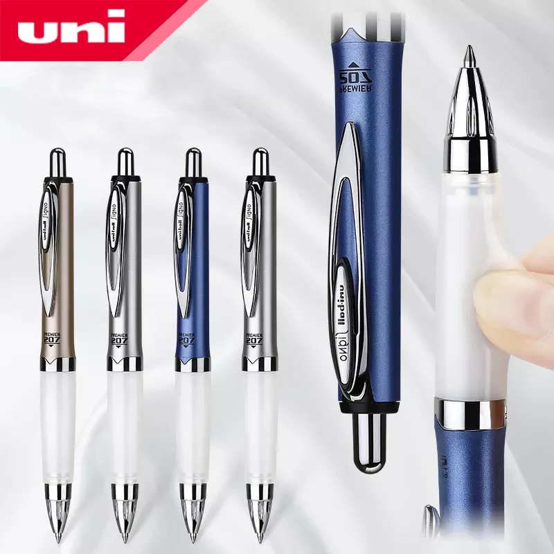 

1Pcs Uni AlphaGel Ballpoint Pen UMN-207GG 0.7mm Anti-Fatigue Ballpoint Pen Comfortable Soft Grip Can Replace 0.5 / 0.38 Refills