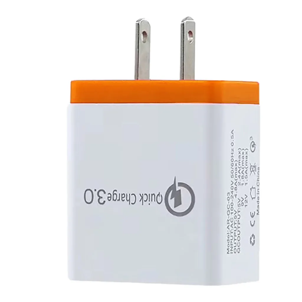 4 порта Быстрая быстрая зарядка QC 3,0 USB концентратор настенное зарядное устройство адаптер питания ЕС/США электрическая розетка зарядное устройство для телефона s#829