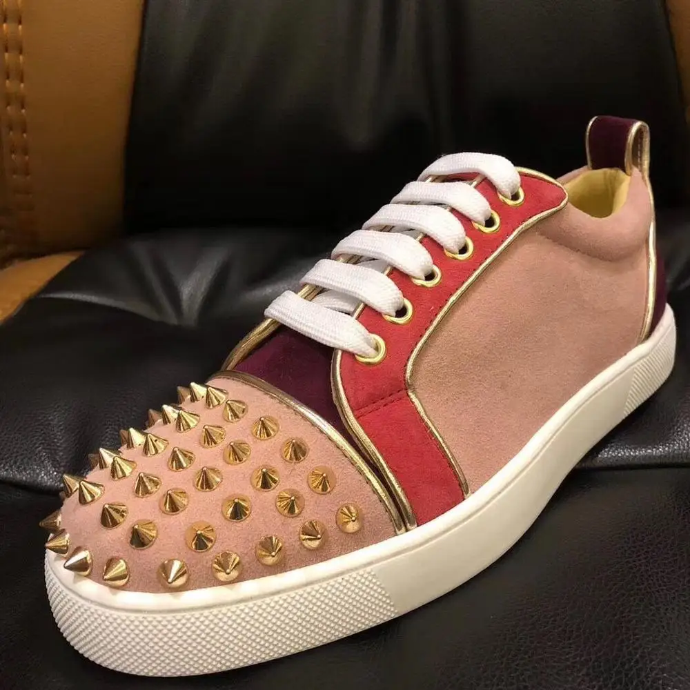 Мужские дизайнерские кожаные туфли красные мокасины ручной работы на плоской