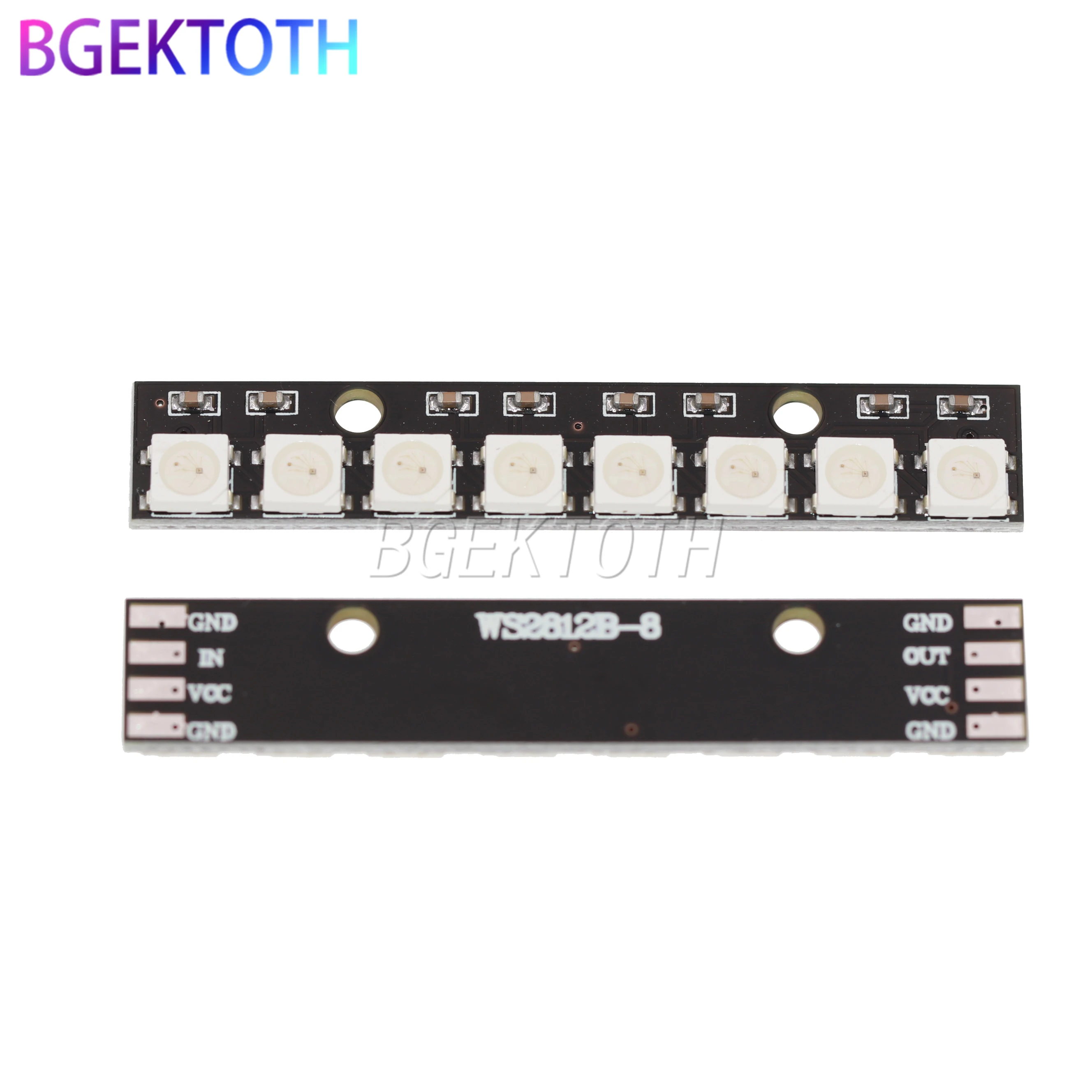 

8 channel WS2812 5050 RGB LED lights built-in full color-driven development board 8 Bits