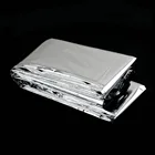 Новинка, водонепроницаемое покрывало для улицы, пленка, тепловое пространство, серебряная спасательная занавеска для первой помощи, военное одеяло