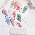 Силиконовая форма для дизайна ногтей, 1 шт.