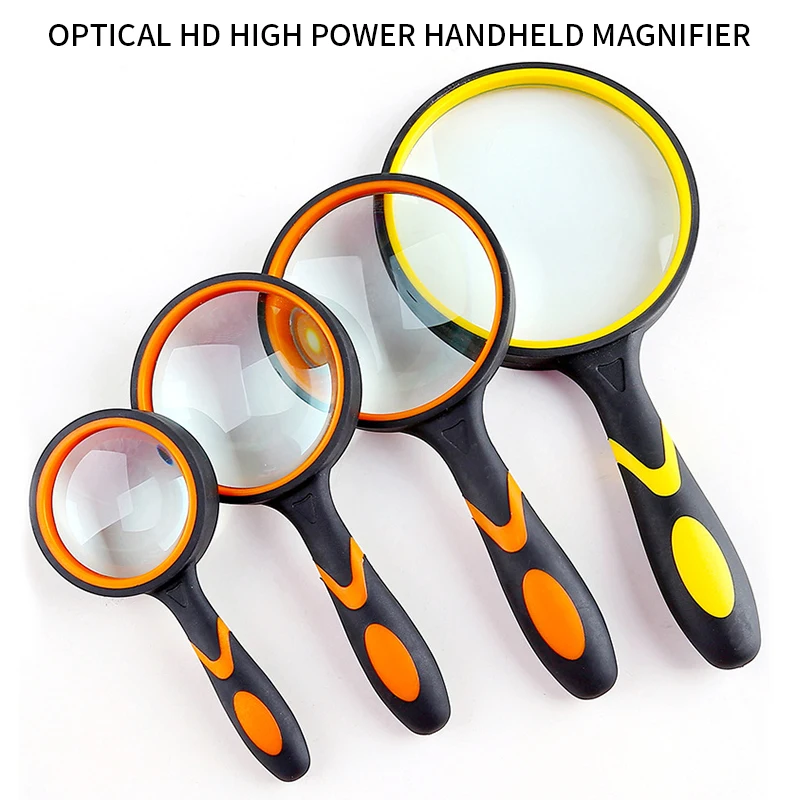 

6X 7X 8X 10X Magnifying Glass Portable Handheld Magnifier for Jewelry Newspaper Book Reading High Definition Eye Loupe Glass