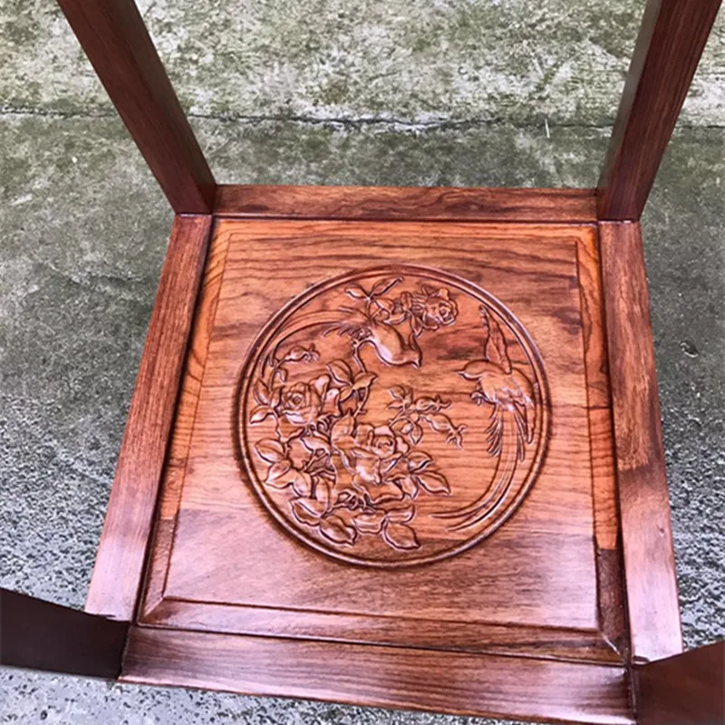 Твердая деревянная подставка для цветов куриное крыло дерево палисандр