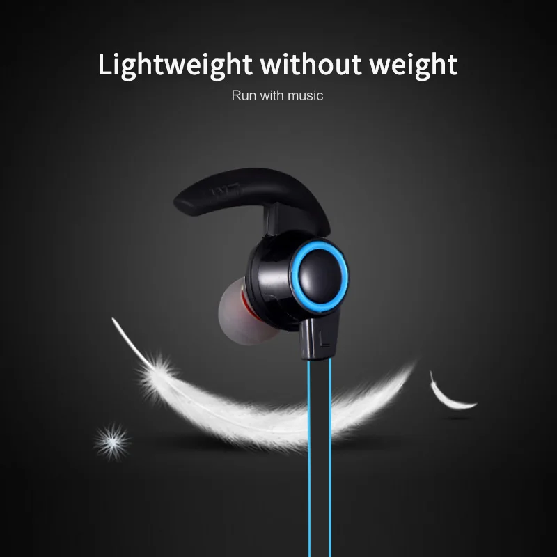Bluetooth-compatible Sports Earphone Headset Wireless Earbuds Strong Bass Neck-mounted In-ear Earphones For Smart phone | Электроника