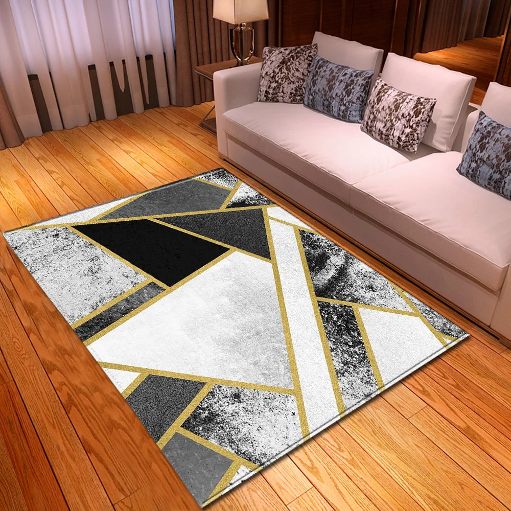 

3D Geometric Pattern Carpets for Living Room Bedroom Area Rugs Child Play Tent Rug Kids Room Decor Carpet Home Hallway Floor Mat