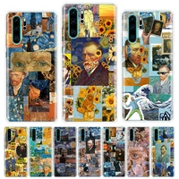 van gogh oil painting art phone case for honor 50 20 pro 10i 9 lite 9x 8a 8s 8x 7s 7x 7a huawei p smart z 2021 y5 y6 y7 y9 cover