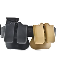 imi magazine pouch tactical quick double mag pouch holder belt clip for imi glock airsoft gun holster hunting accessories