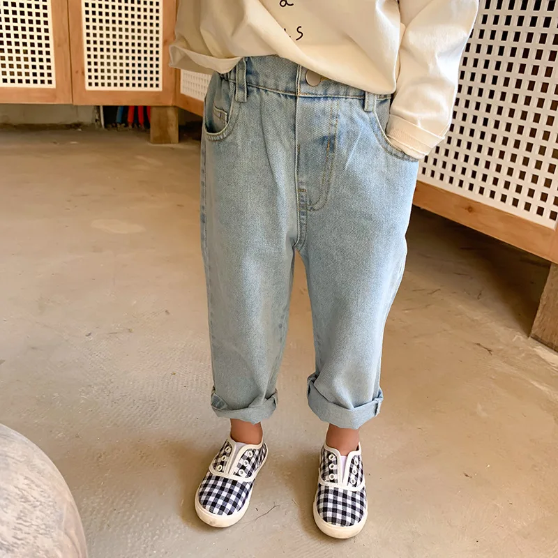 Детская одежда джинсы 2020 весна и осень Новые микро Джинсы Корейская версия