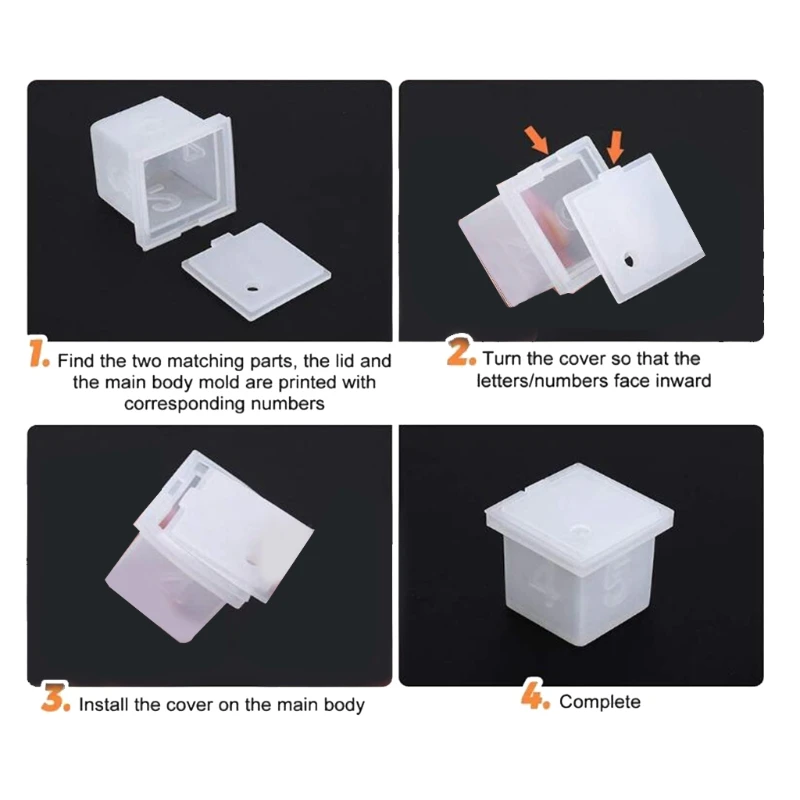 15 Shapes Irregular Dice Epoxy Resin Mold Multi-spec Digital Game Silicone Mould DIY Crafts Casting Tools images - 6