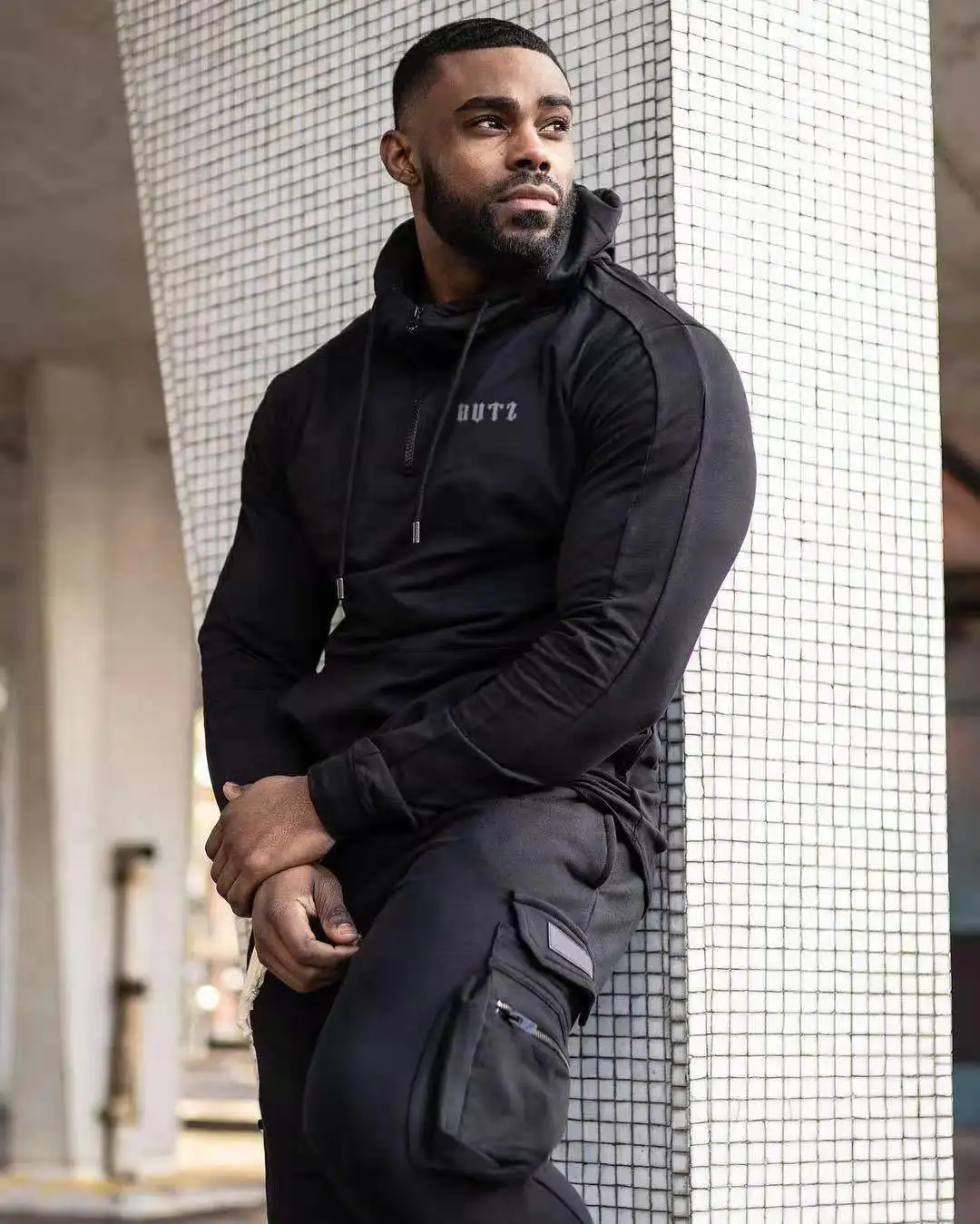 

2021 new men's sportswear 2-piece hoodie + pants sportswear men's sweater zipper hoodie men's suit sportswear jogging suit S-3XL