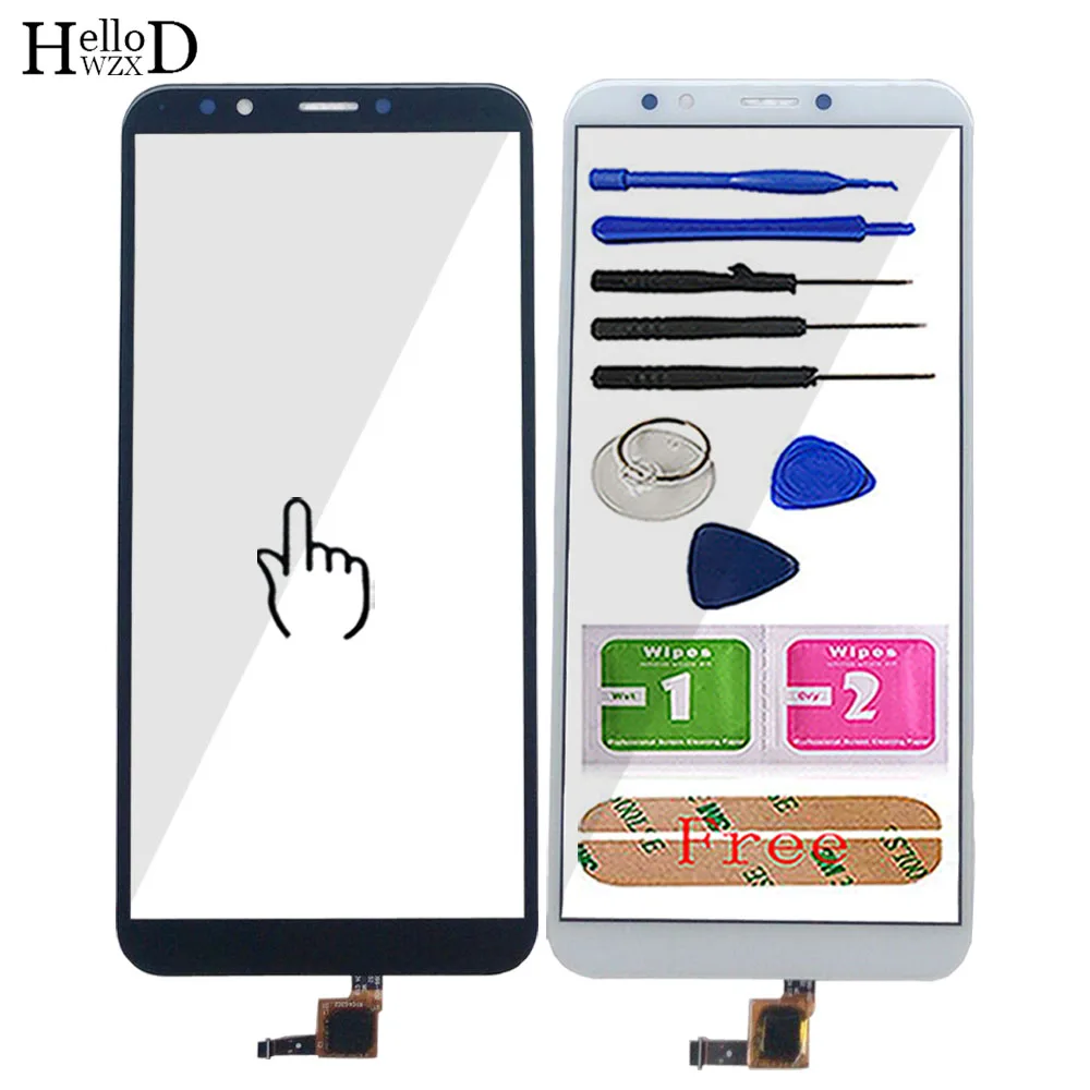 

Сенсорный экран для Huawei Y7 2018 / Y7 Prime 2018 / Y7 Pro 2018 дигитайзер панель Сенсорное стекло объектив сенсор сенсорный экран инструменты 3M клей