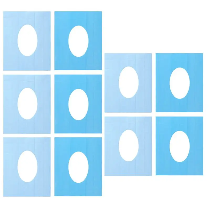 

10 Pcs Disposable Toilet Seat Travel Business Trips Stickers Waterproof Toilets Cushion Double Protection Lsolate The Virus0P