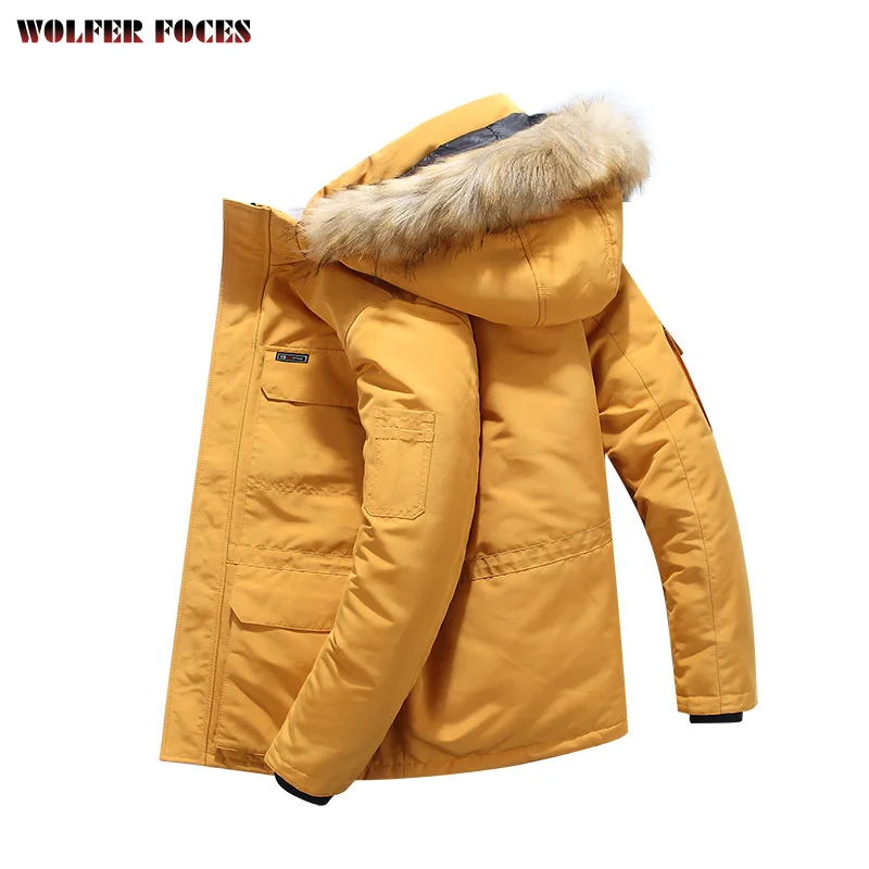 2021 New Style Men's Pure Cotton Loose Outdoor Thick Young And Middle-aged Multi-bag Plus Velvet Casual Plus Size Clothes 6XL